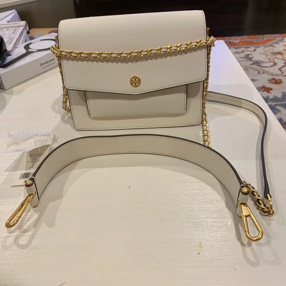 Tory, Burch, Robinson double strap convertible bag